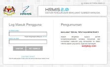 Panduan Login HRMIS 2.0 Sistem Pengurusan Maklumat Sumber Manusia