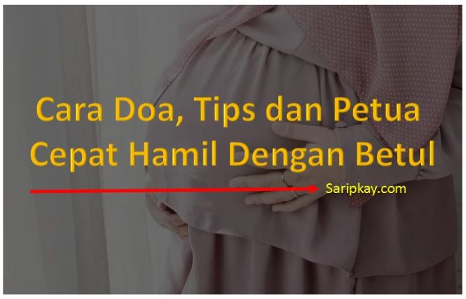 Cara Doa Tips dan Petua Cepat Hamil Dengan Betul