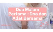 Doa dan adat malam pertama melakukan hubungan intim