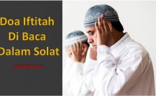 Doa Iftitah Di Baca Dalam Solat dan Kelebihan