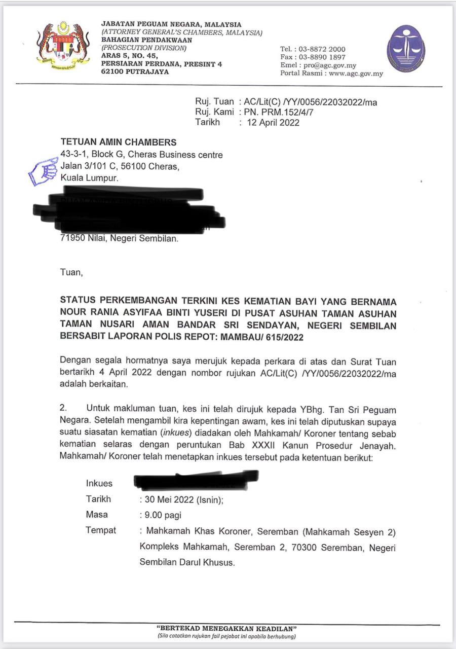 Peguam Negara Gagal Jawab Soalan mudah tentang kematian Baby Syifa‼️