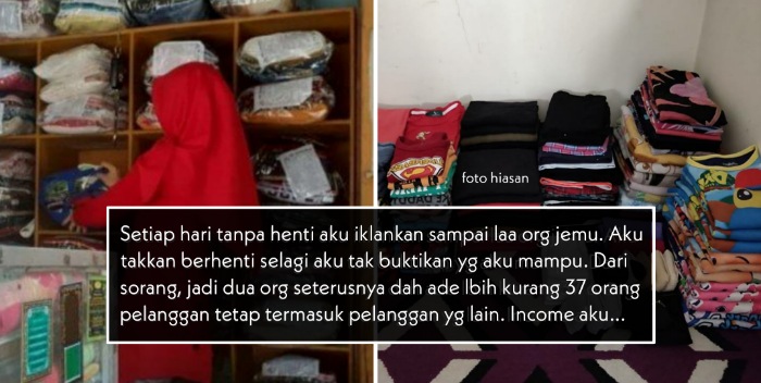 Lipat baju pun jadi bisnes