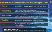 Percuma Kuota Internet Sempena Hari Raya Aidilfitri