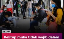 Sekarang Baru KKM umum Pelitup Muka Tidak Wajib Dalam Pengangkutan Awam