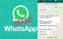 Penipuan Pengambilan Kerja Bayaran Pendahuluan – WhatsApp