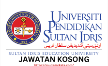 Jawatan Kosong Kerajaan 2024 Universiti Pendidikan Sultan Idris (UPSI)